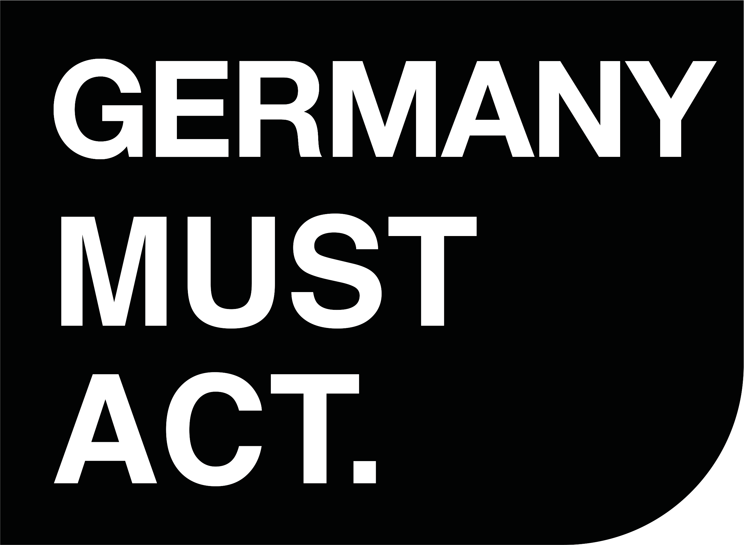 Germany Must Act Logo